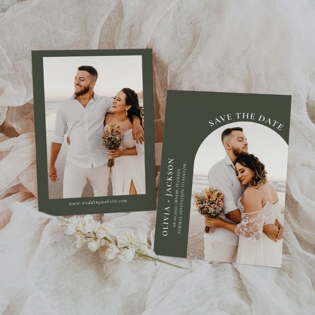 Save the Date Minimalistisch mit Fotokarte (Von Creator hochgeladen)