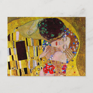 Save the Date mit dem Kuss von Gustav Klimt Ankündigungspostkarte