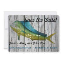 Save the Date mit einem Mahi Mahi