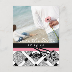 Save the Date mit Ihrem Foto Ankündigungspostkarte