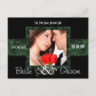 Save the Date mit Ihrem Foto Ankündigungspostkarte