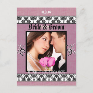 Save the Date mit Ihrem Foto Ankündigungspostkarte