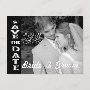 Save the Date mit Ihren Fotos Ankündigungspostkarte