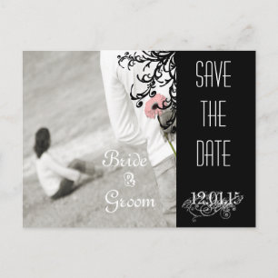 Save the Date mit Ihren Fotos Ankündigungspostkarte