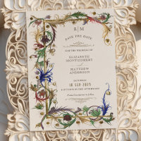 Save the Date Mittelalterliche Königliche Hochzeit
