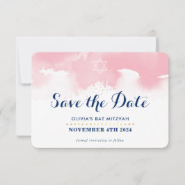 SAVE THE DATE MITZVAH DANKESKARTE