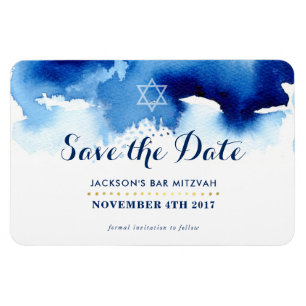 SAVE THE DATE MITZVAH MAGNET