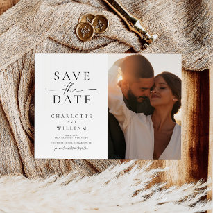 Save The Date Moderne 2 Mariage photo