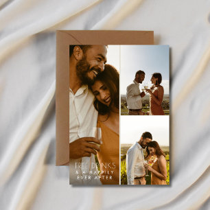 Save The Date Moderne 3 Photo QR Code Winery Mariage