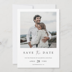 Save The Date Moderne Date à Sauvegarder Photo Gras Éditorial