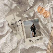 Moderne Français Whimsical Retro Photo Mariage uni