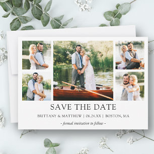 Save The Date Moderne minimaliste simple 5 photo