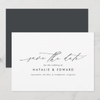 Moderne script élégant typographie mariage