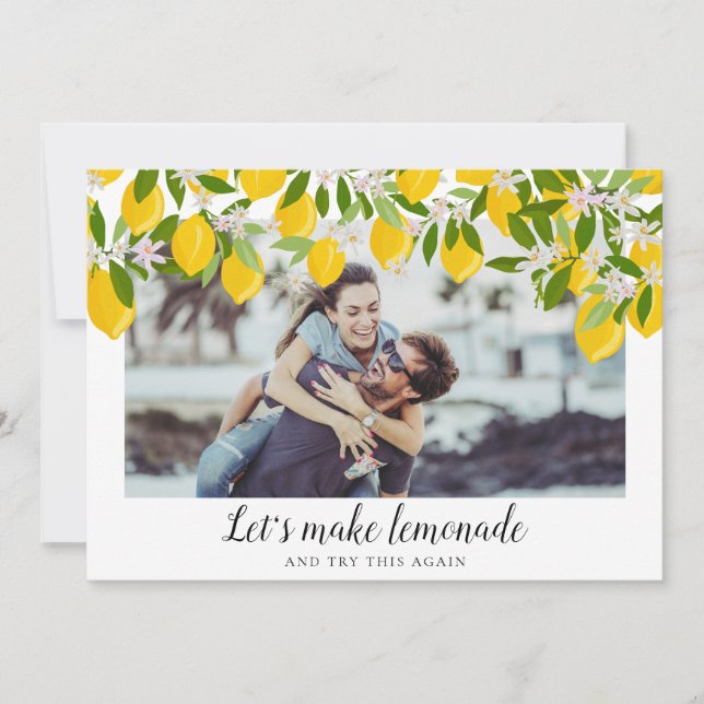 Save The Date Modifier la date reportée de l'événement Citrons p (Devant)