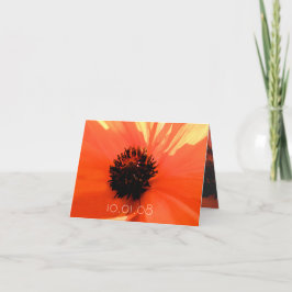 Save the Date - Mohn Einladung