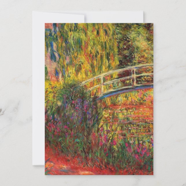 Save The Date Monet Water Lily Pond et Water Irises (Devant)