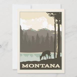 Save The Date Montana Enregistrer la date - Photo