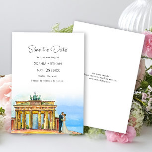 Save The Date Monument Historique de Berlin Mariage de Destina