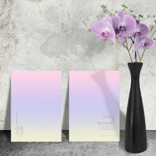 Save The Date Mood Gradient Mariage Pastel Dawn ID741