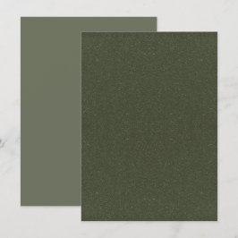 Save The Date Moss Green Noise Flat Enregistrer la date - Person