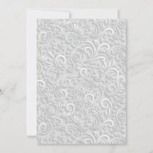 motif de design de feuille tourbillon blanc