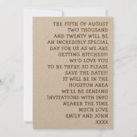 Mots simples Mariage informel et amusant