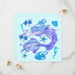 Save The Date Mystic Fairy Purple Créature Carreaux en céramique