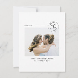 Save The Date Nettoyer minimaliste contemporain Enregistrer la p