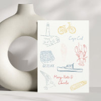 Save the Date New England Sommerhochzeit