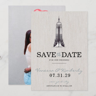 Save The Date New York City Brides Enregistrer La Date
