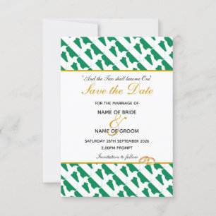 Save The Date NIGERIA Mariage Célébration Chrétienne