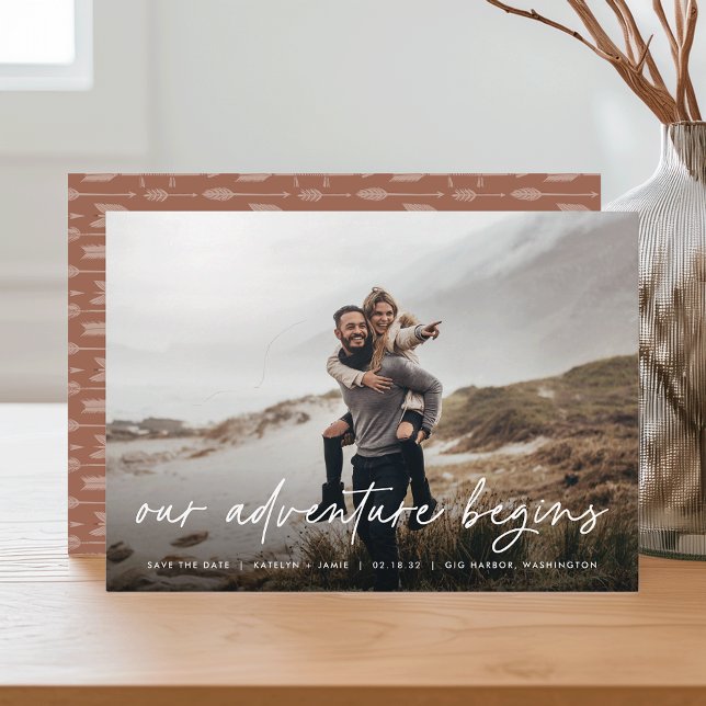 Save The Date Notre aventure commence | Photo complète (Créateur téléchargé)