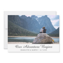 Notre Aventure Commence Photo Enregistrer Les Cart