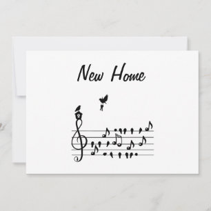 Save The Date Nouvelle Harmonie de Maison : Oiseau Musical avec