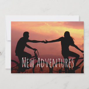 Save The Date Nouvelles Aventures Engagement Photo de mariage pe