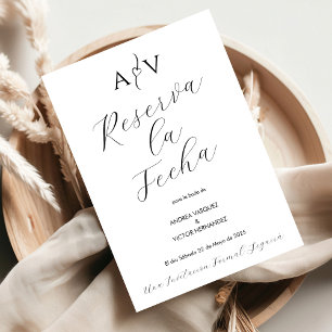 Save The Date Nuestra Boda Enregistrer la date Reserva Fecha Esp