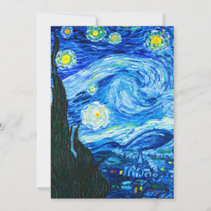 Save The Date Nuit Van Gogh Starry