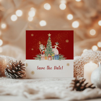 Save The Date Nutcracker Noël Baby shower de fête