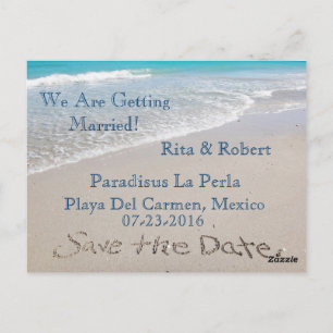 Save the date Océan Carte Faire-part postale
