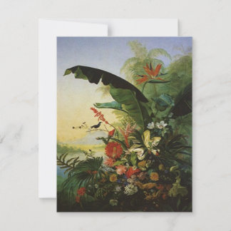 Save The Date Oiseau de Paradis NOTE DE MISE À JOUR DE MARIAGE