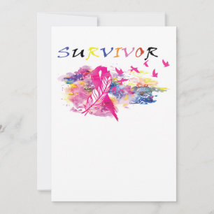 Save The Date Oiseaux survivants Sensibilisation au cancer du se