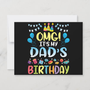 Save The Date OMG C'est l'anniversaire de mon père, heureux pour