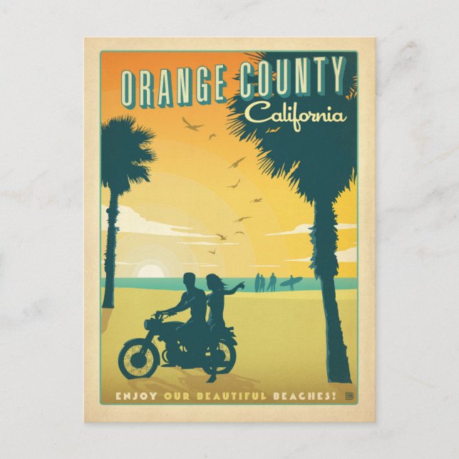 Save The Date | Orange Landkreis, CA Ankündigungspostkarte (Vorderseite)