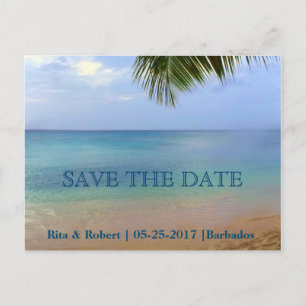 Save The Date   Ozean   Postkarte