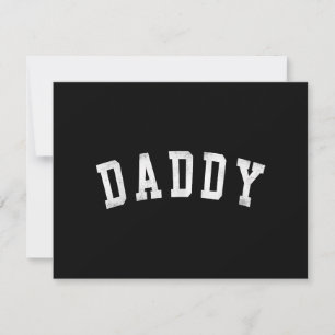 Save The Date Papa - Classic Bold Fête des pères de police papa