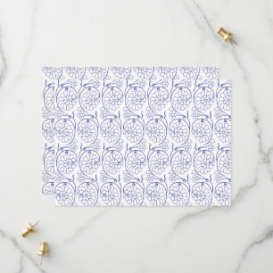 Save The Date Papier d'emballage blanc avec un subtil patte exte
