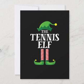 Save The Date Parti chrétien de Tennis Elf Matching Family