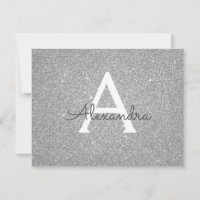 Parties scintillant étincelante en argent Sweet 16