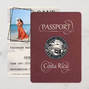 Save The Date Passeport de Bourgogne Costa Rica