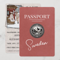 Passeport De La Bourgogne Lumière Suède Enregistre